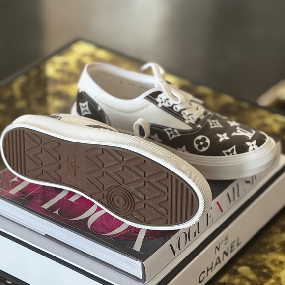 LN Louis Vuitton Trocadero Richelieu Sneaker - worn 1x - Mens size 6 - HTF! - Picture 3 of 6